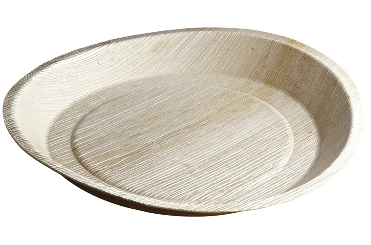 Palmblatt Teller, braun, Ø 30 cm
