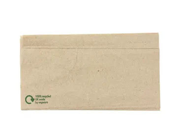 Servietten aus 100% recycled Papier, braun