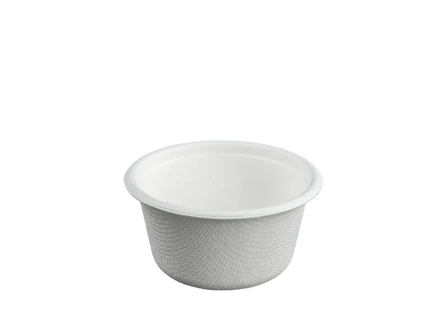Einweg Saucenbecher aus Bagasse, 60 ml