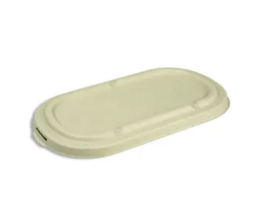 Deckel zu Menü-Box, aus Bagasse