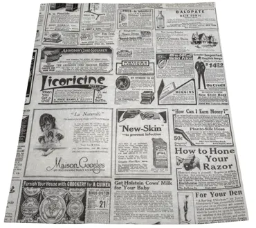 Wickelpapier, weiss, 34 x 28 cm