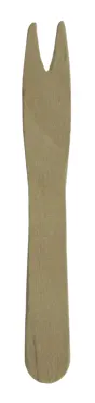 Fourchette à frites en bois, brun, 8.5cm