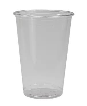 Gobelet jetable en PLA, transparent, 2dl