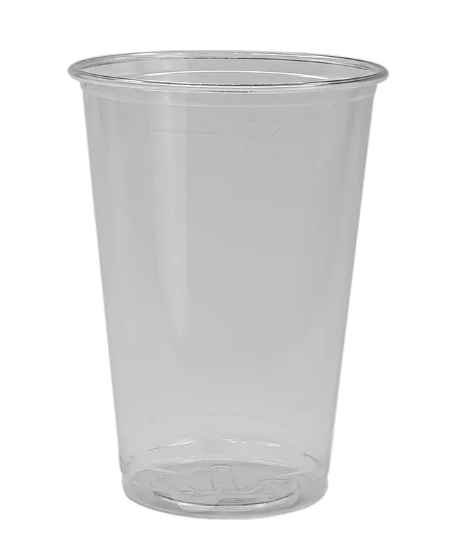 Gobelet jetable en PLA, transparent, 2dl