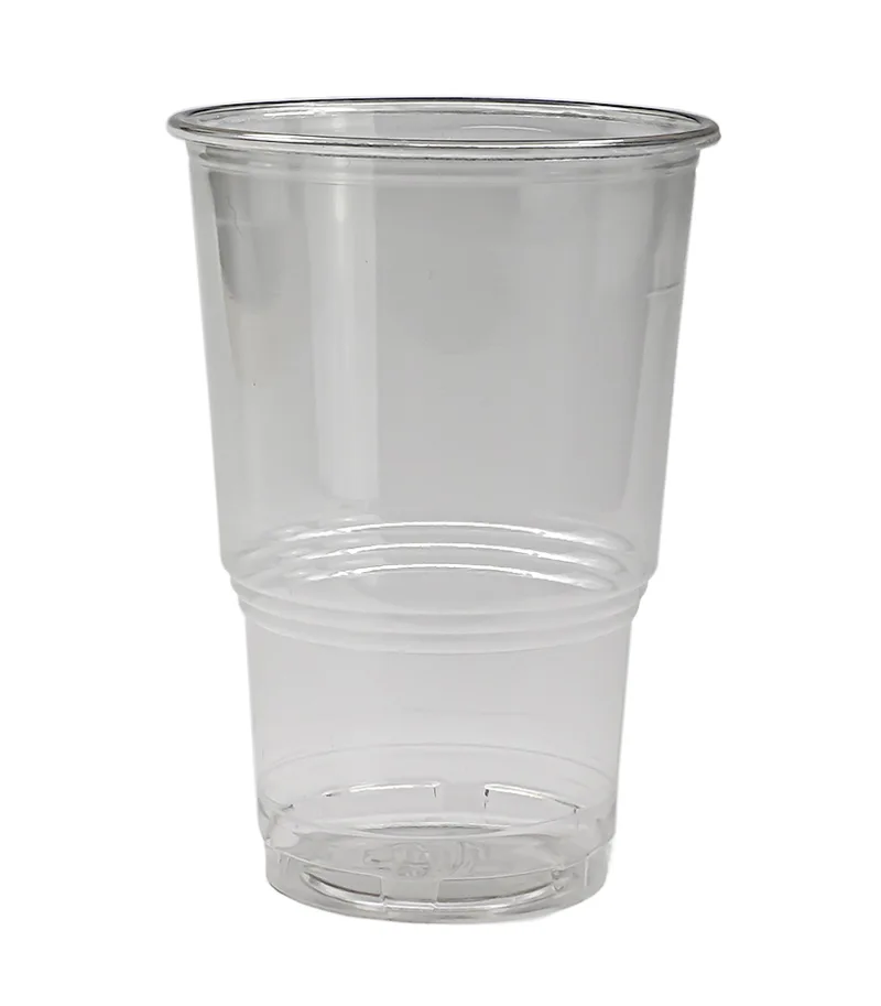Bio Einweg Trinkbecher aus PLA, transparent, 2.5 dl