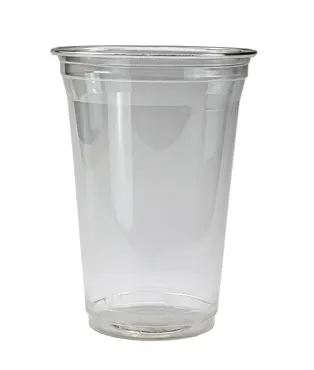 Gobelet jetable en PLA, transparent, 4dl
