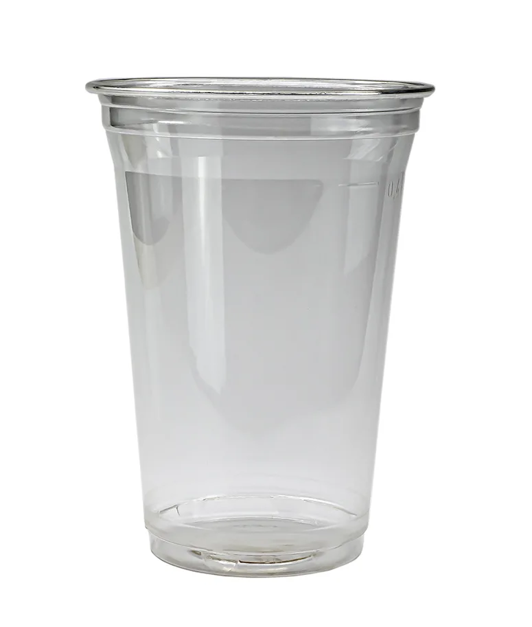 Gobelet jetable en PLA, transparent, 4dl
