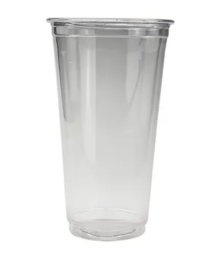 Gobelet jetable en PLA, transparent, 5dl