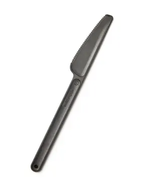 Couteau jetable Wellcompost en FluidSolids, 16.5cm, noir