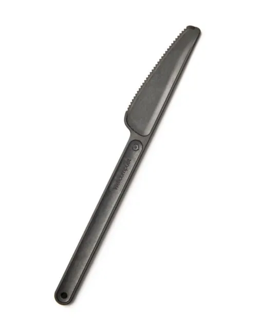 Couteau jetable Wellcompost en FluidSolids, 16.5cm, noir