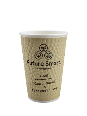 Doppelwandige Einweg Kaffeebecher aus Karton, 4 dl, Future Smart