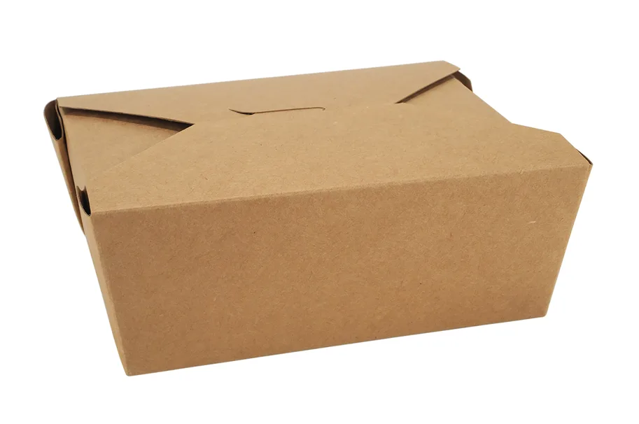 Einweg Menü-Box aus Karton, 1-teilig, 1400 ml