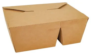 Einweg Menü-Box aus Karton, 2-teilig, 2000 ml