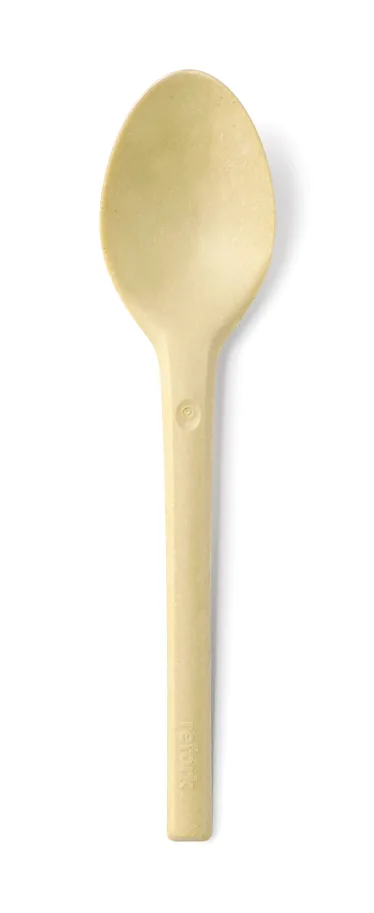 Bio Einweg Löffel Refork, beige, 17 cm
