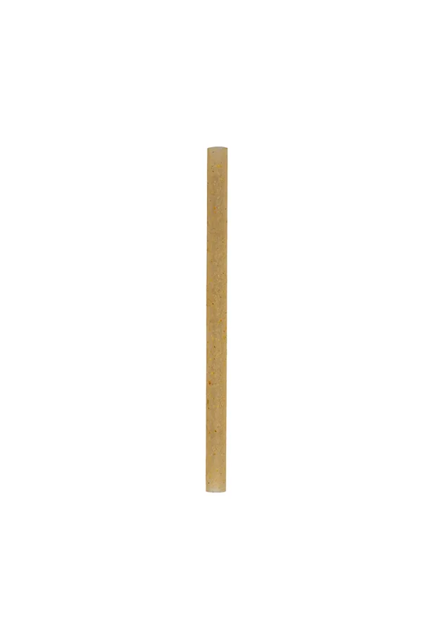 Bio Einweg Cocktail-Trinkhalme Refork, beige, ø 8mm, 140mm lang