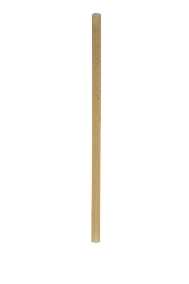 Bio Einweg Trinkhalme Refork, beige, ø 8mm, 210mm lang
